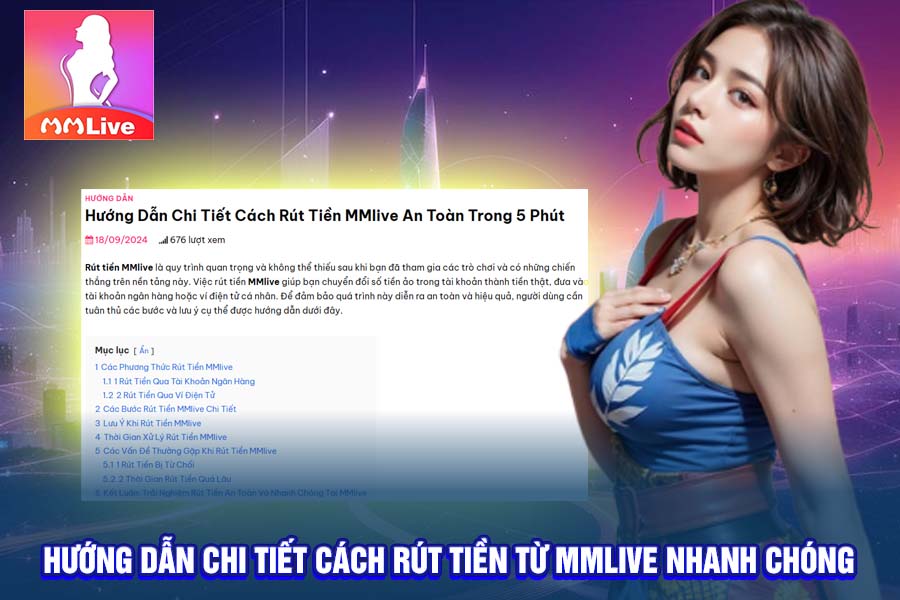 Hướng Dẫn Chi Tiết Cách Rút Tiền Từ MMlive Nhanh Chóng