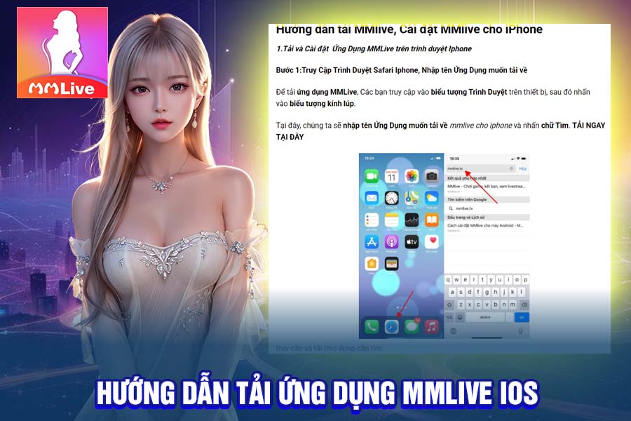 Hướng dẫn tải ứng dụng MMLive cho điện thoại IOS